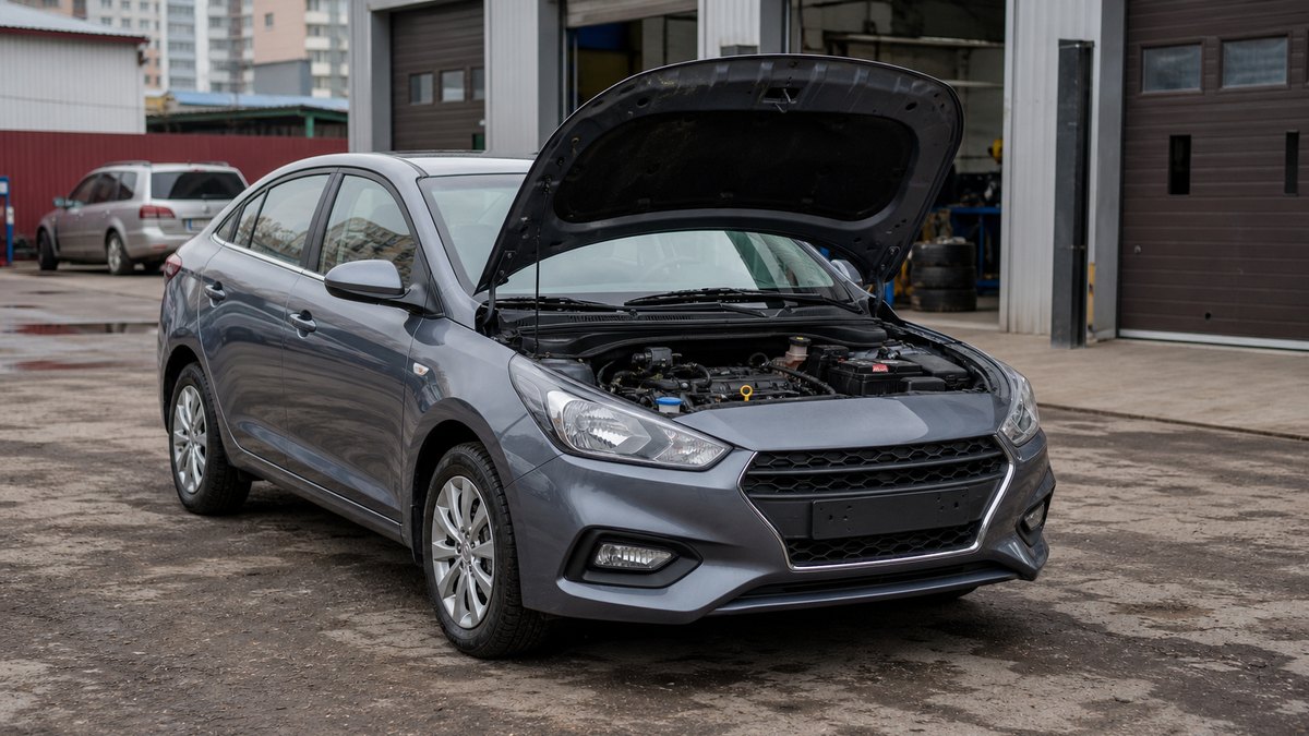Hyundai Solaris, не на ходу